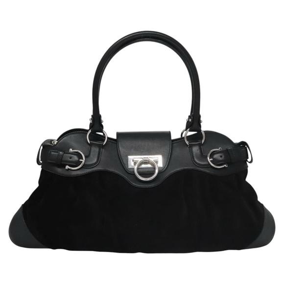 Salvatore Ferragamo Handbags - Salvatore Ferragamo Black Marissa Shoulder Bag